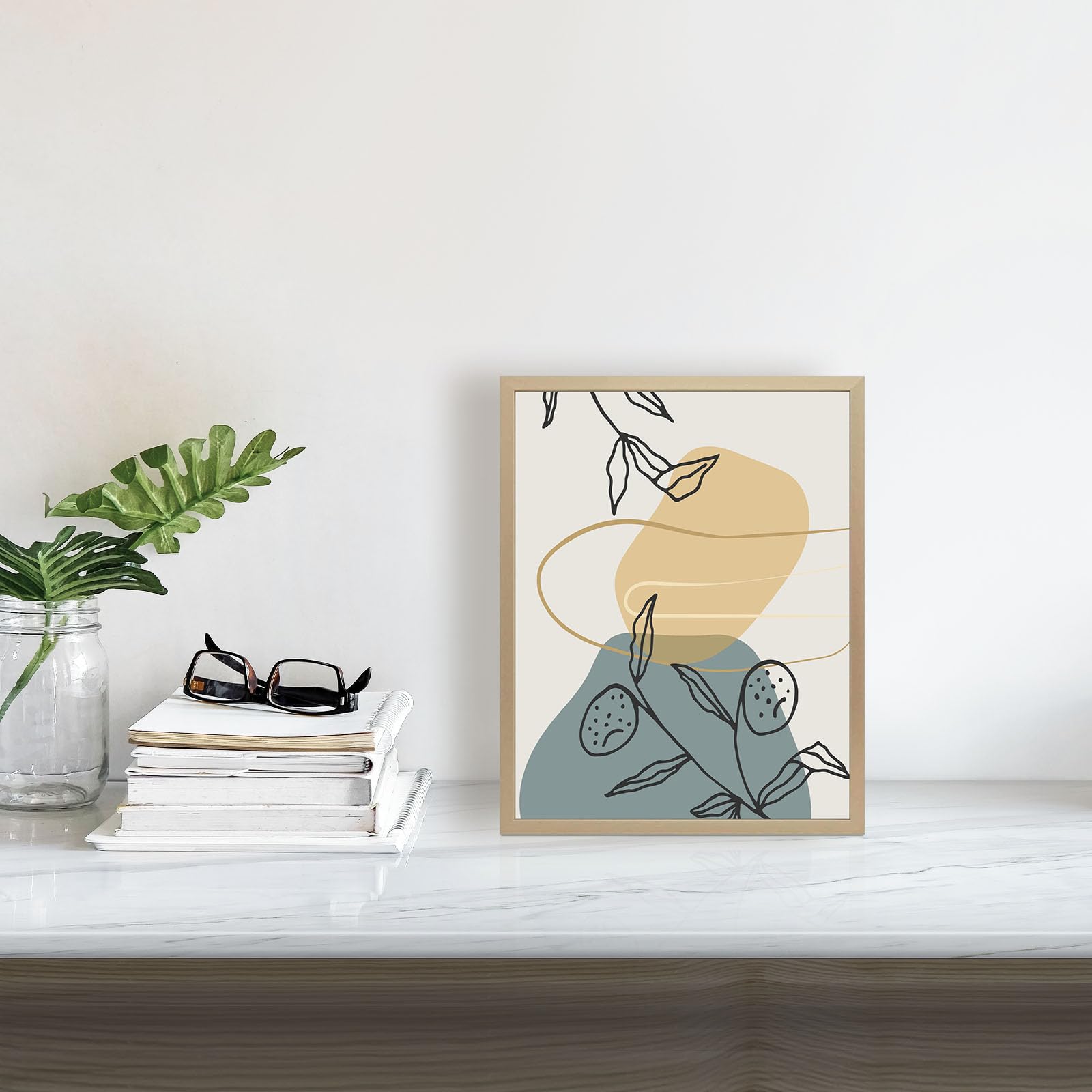 Golden State Art, 4x6 Aluminum Collage Frame, Displays 6x4 Pictures With 2 Openings Mat or One 8x10 Photo, Real Glass, Portrait/